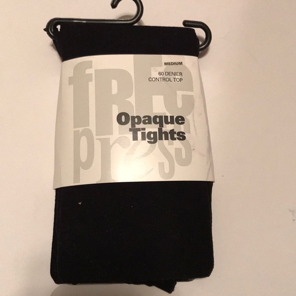 Free Press Black Opaque Tights - Picture 3 of 6